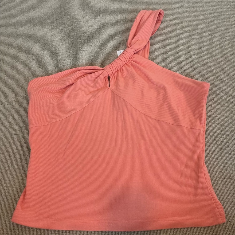 Dolan by Anthropologie size L orange one shoulder top